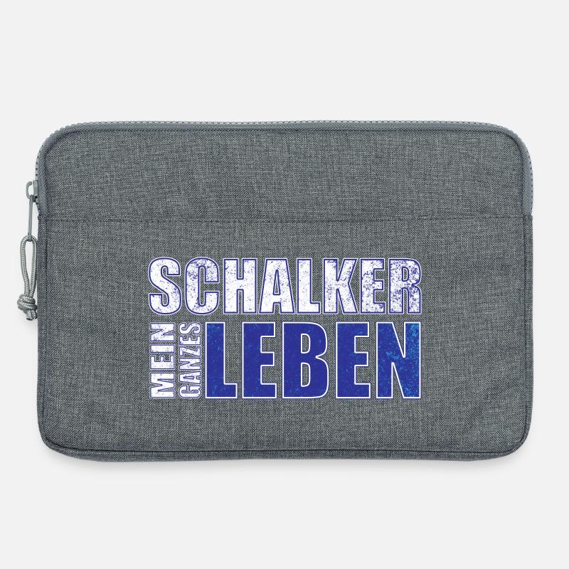 Schalker mein ganzes Leben - Laptoptasche 13" - Grau meliert