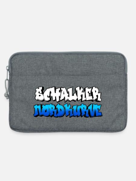 Nordkurve Gelsenkirchen Schalke Design Geschenk - Laptoptasche 13" - Grau meliert