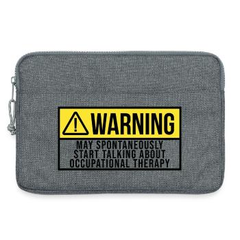 Ergotherapie Ergotherapie - Laptoptasche 13" - Grau meliert - Vorne