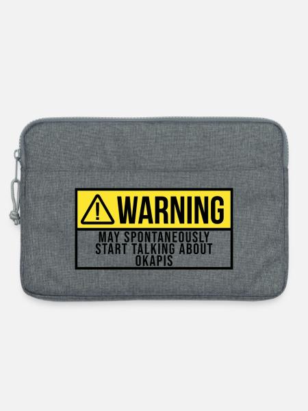 Okapi Okapi Okapi - Laptoptasche 13" - Grau meliert