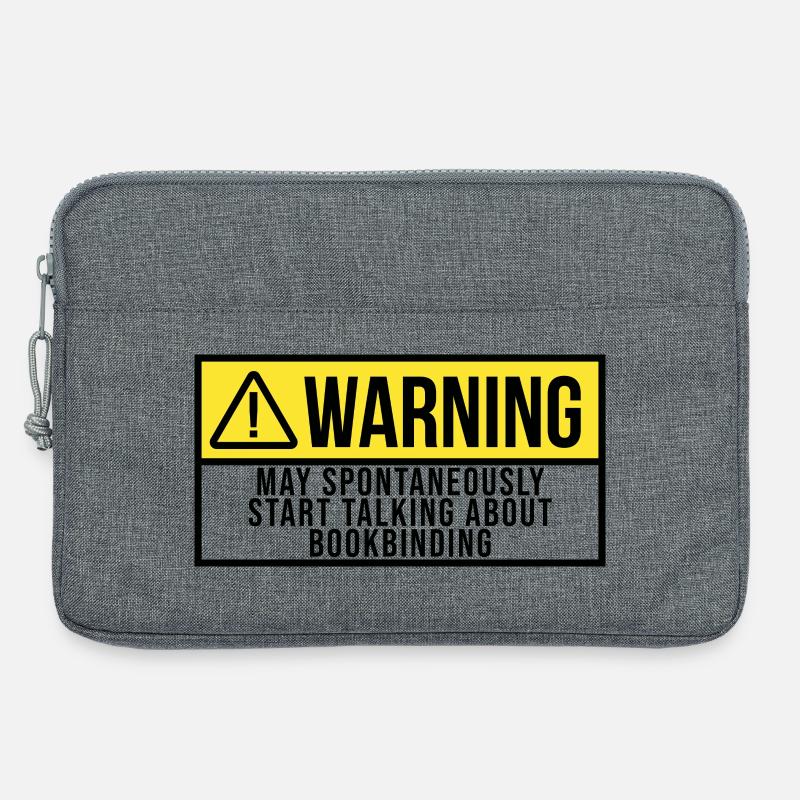 Buchbinder - Laptoptasche 13" - Grau meliert