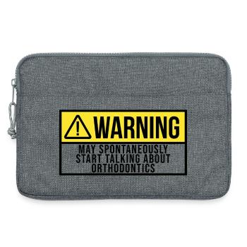 Orthodontics - Laptop bag 13" - heather grey - Front