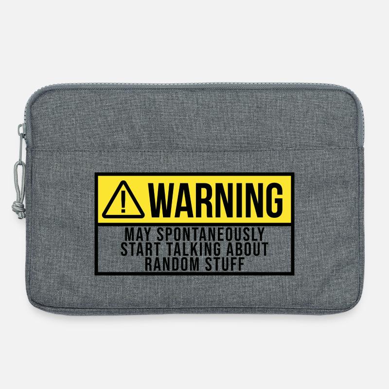 ADHS - Laptoptasche 13" - Grau meliert