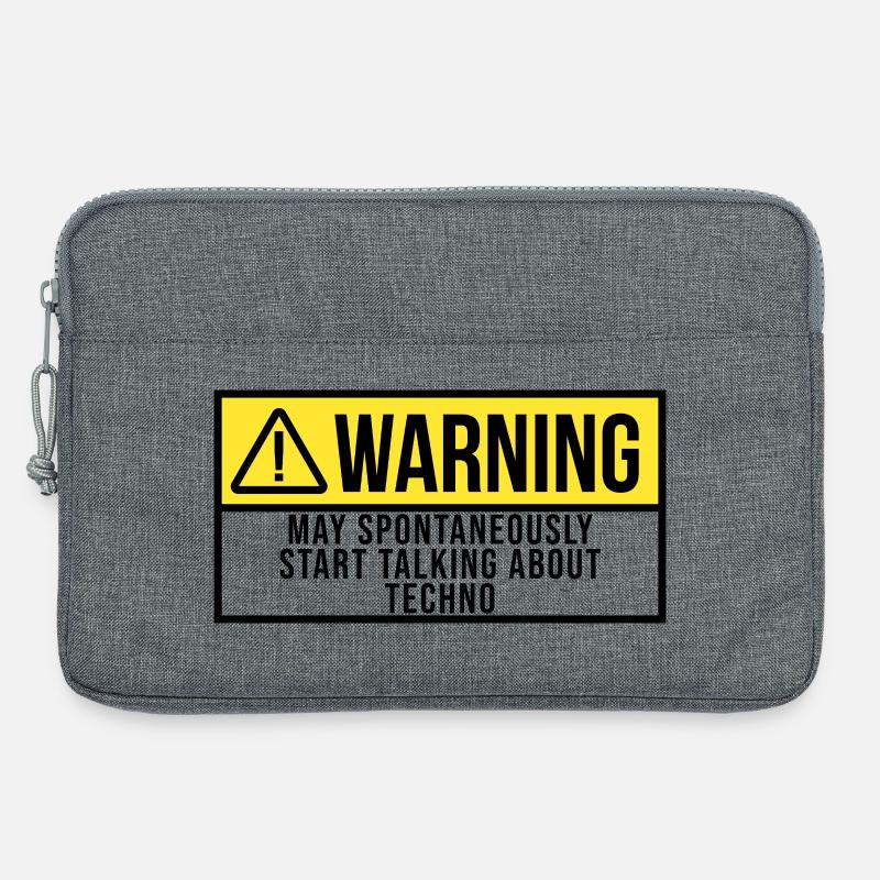 Techno - Laptoptasche 13" - Grau meliert