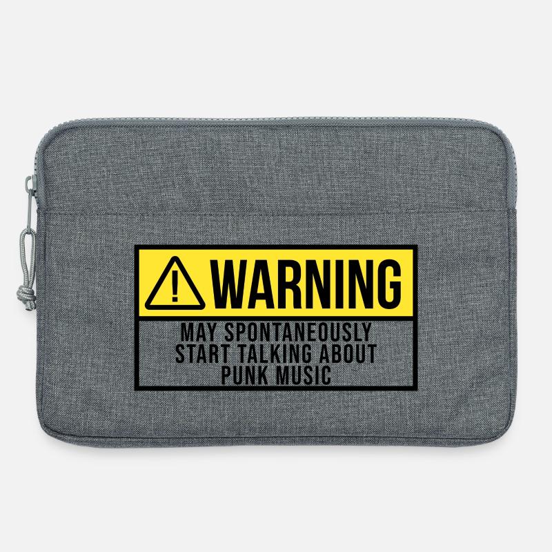 Punk - Laptoptasche 13" - Grau meliert