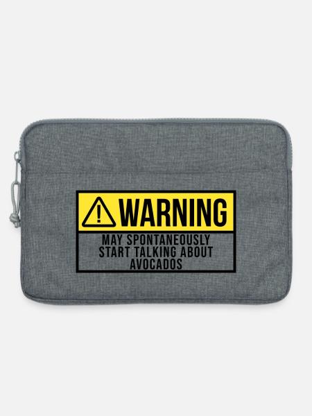 Avocado Avocado Avocado - Laptoptasche 13" - Grau meliert