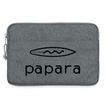 Papara Tahiti Surf Spot - Sacoche pour ordinateur portable 13 pouces - gris chiné - Devant