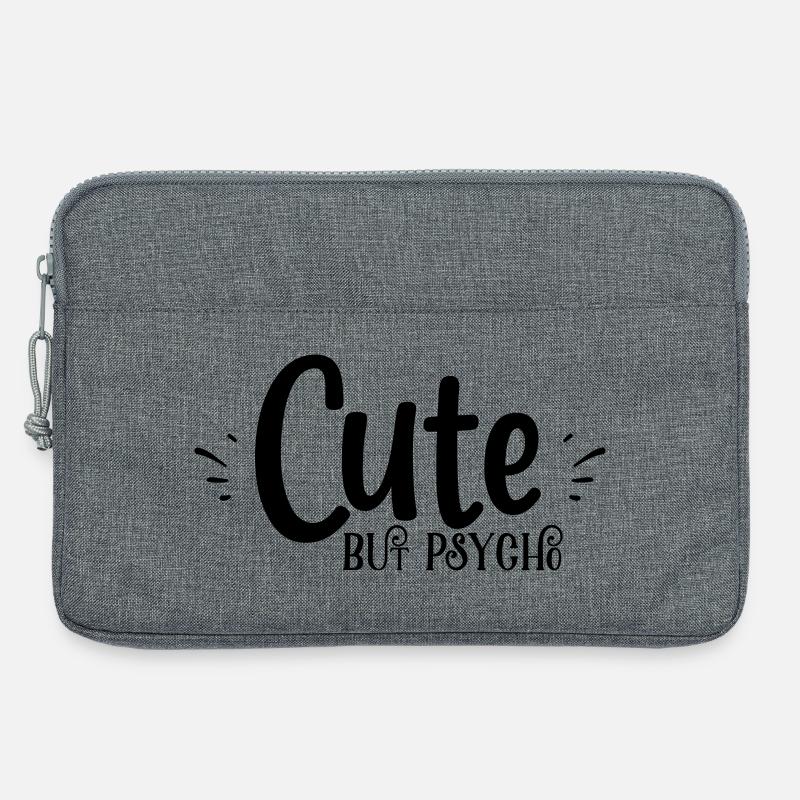 cute but psyche - Laptoptasche 13" - Grau meliert