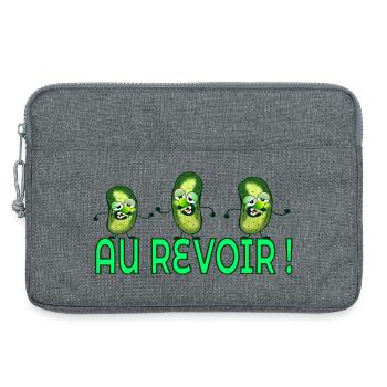 Goodbye Colleagues - PICKLES - Laptop bag 13" - heather grey - Front