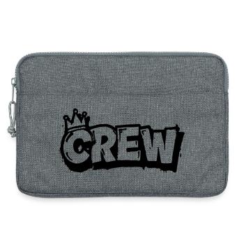 Crew Graffiti - Laptoptasche 13" - Grau meliert - Vorne