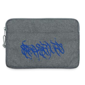 Art urbain de Strasbourg - Sacoche pour ordinateur portable 13 pouces - gris chiné - Devant