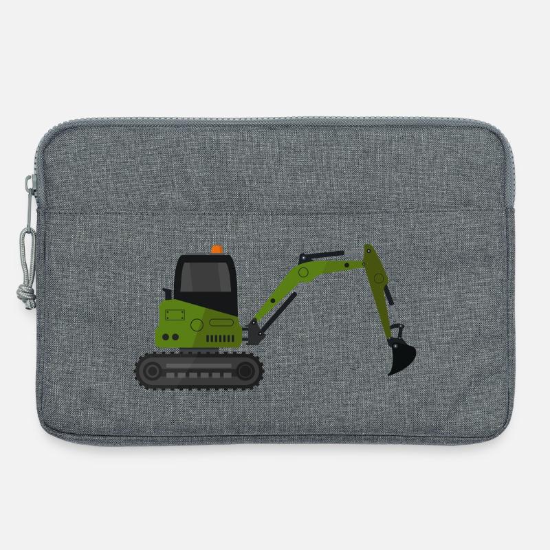 Bagger - Laptoptasche 13" - Grau meliert