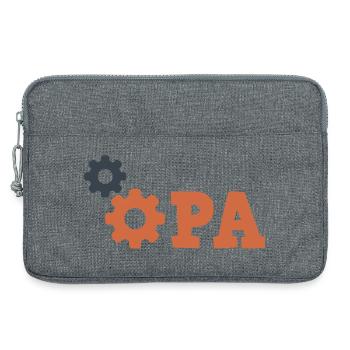 Grandpa Gear Repair - Mechanic Repair Car - Laptop bag 13" - heather grey - Front