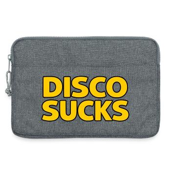 Disco Sucks - Laptop bag 13" - heather grey - Front