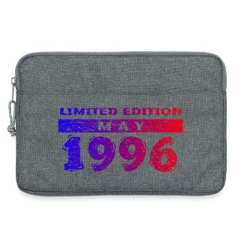 30. Geburtstag Limited Edition 05/1996 - Laptoptasche 13" - Grau meliert - Vorne