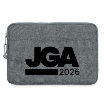 Jga 2026 Enterrement de vie de garçon - Sacoche pour ordinateur portable 13 pouces - gris chiné - Devant