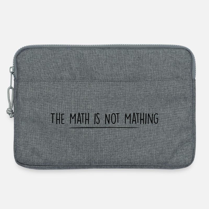 Die Mathematik ist keine Mathematik - Laptoptasche 13" - Grau meliert