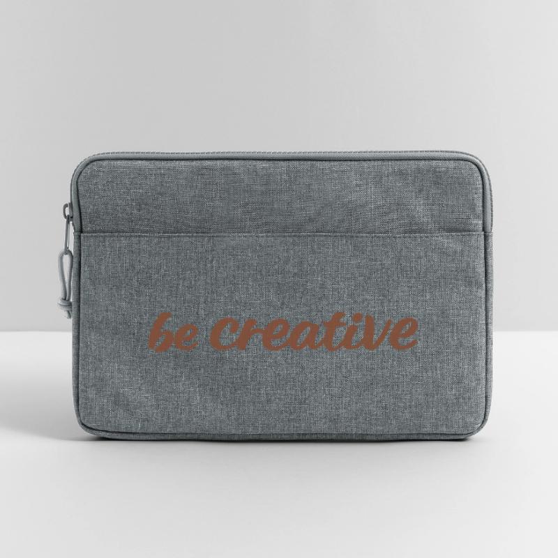 Be Creative Script Brown Laptop bag 13"