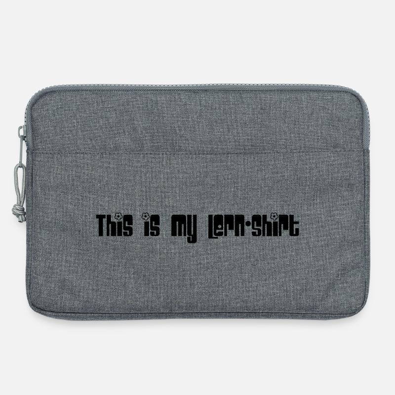 Learning shirt - Laptop bag 13" - heather grey