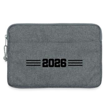 2026 year stroke - Laptop bag 13" - heather grey - Front