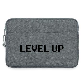 Niveau de lettrage 8 bits - Sacoche pour ordinateur portable 13 pouces - gris chiné - Devant