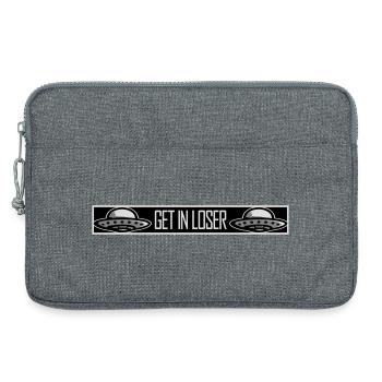 Ufo Alien Get In Loser Lustig Ufo Entführung Zitat - Laptoptasche 13" - Grau meliert - Vorne