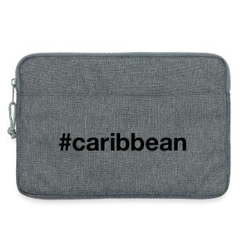 CARAÏBES Hashtag Karibisch Karibik - Sacoche pour ordinateur portable 13 pouces - gris chiné - Devant