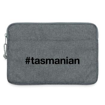 TASMANIA Australia Tasmanian Australien Hashtag - Laptoptasche 13" - Grau meliert - Vorne
