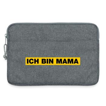 Ich bin MAMA - Laptoptasche 13" - Grau meliert - Vorne