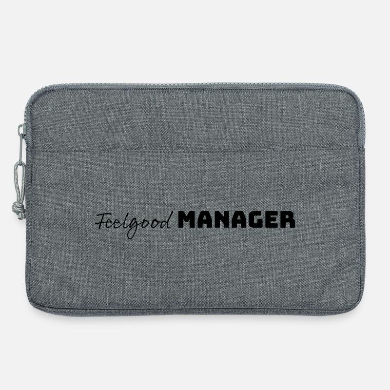 Design Feelgood Manager schwarz - Laptoptasche 13" - Grau meliert