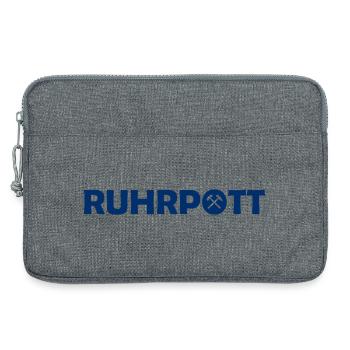Ruhrpott - Dat hat wat mittn Herz zu tun - Zeche - Laptoptasche 13" - Grau meliert - Vorne