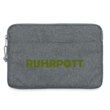Ruhrpott - Dat hat wat mittn Herz zu tun - Zeche - Laptoptasche 13" - Grau meliert - Vorne