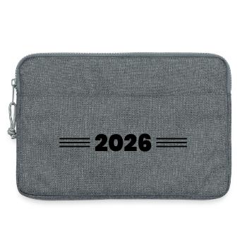 2026 year stroke - Laptop bag 13" - heather grey - Front