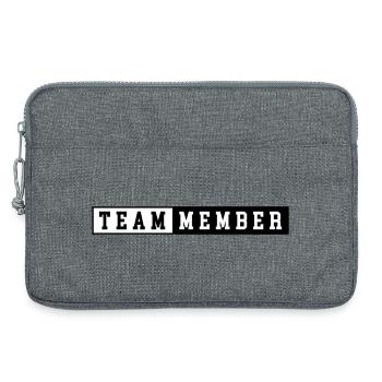 Team Member - Laptop bag 13" - heather grey - Front
