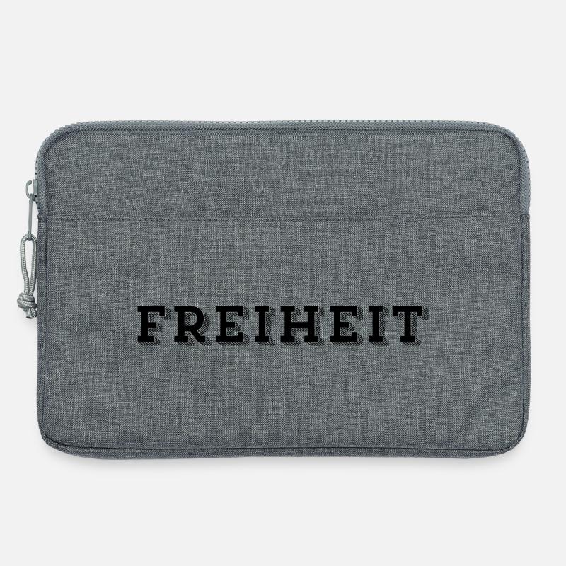 FREEDOM – Boundless and free - Laptop bag 13" - heather grey