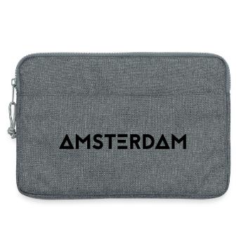 AMSTERDAM - Sacoche pour ordinateur portable 13 pouces - gris chiné - Devant