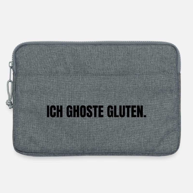 Ich Ghoste Gluten - Laptoptasche 13" - Grau meliert