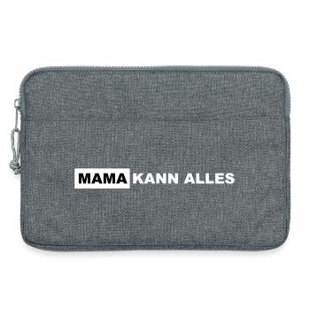 Maman peut tout faire Power Mom - Sacoche pour ordinateur portable 13 pouces - gris chiné - Devant