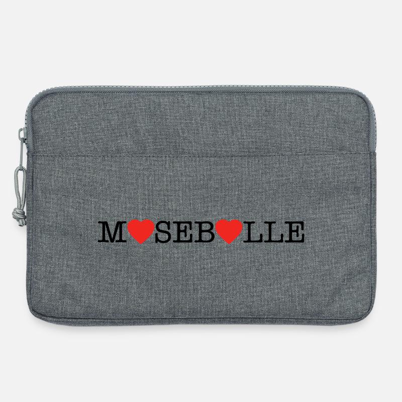 Mosebolle - Laptop bag 13" - heather grey