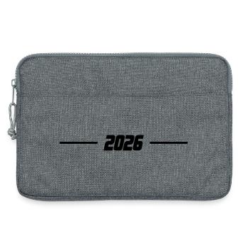 2026 Line - Laptop bag 13" - heather grey - Front