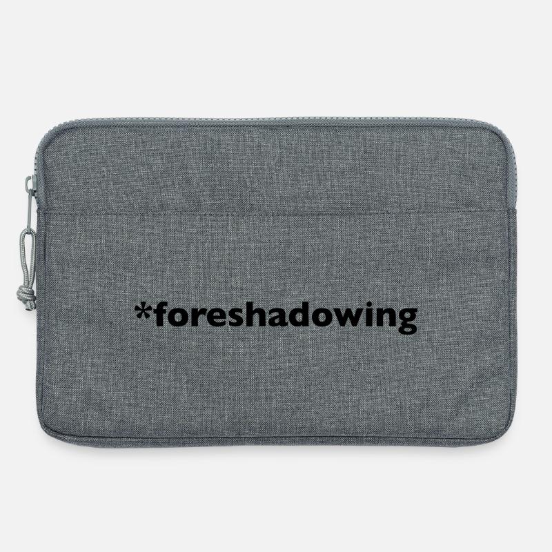 Vorahnung - Laptoptasche 13" - Grau meliert