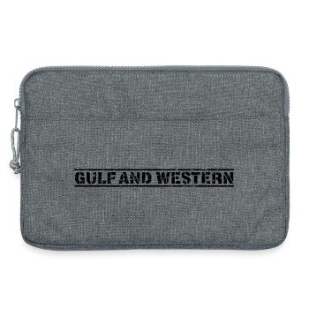 Gulf and Western - Laptoptasche 13" - Grau meliert - Vorne