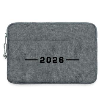 2026 stroke - Laptop bag 13" - heather grey - Front