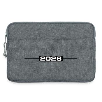 2026 Strich Element - Laptoptasche 13" - Grau meliert - Vorne
