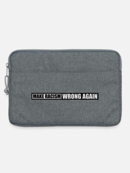 make racism wrong again - Laptoptasche 13" - Grau meliert