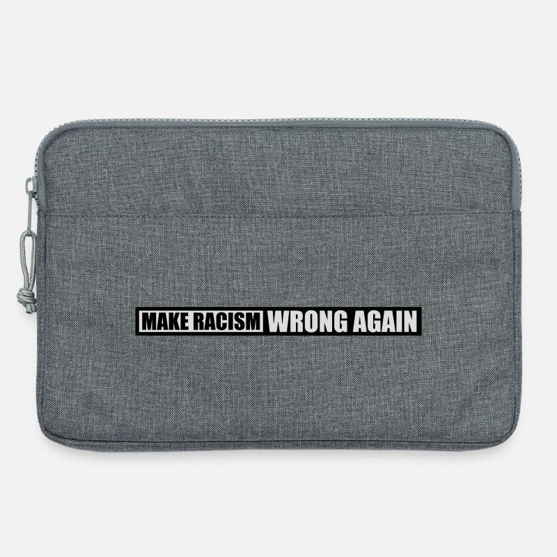 make racism wrong again - Laptoptasche 13" - Grau meliert