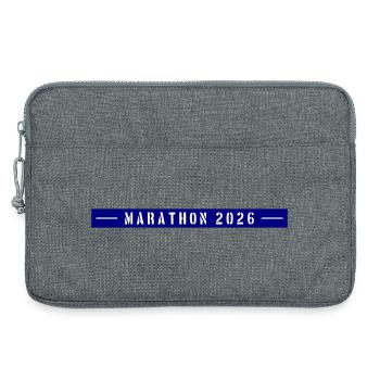 Marathon 2026 - Laptop bag 13" - heather grey - Front
