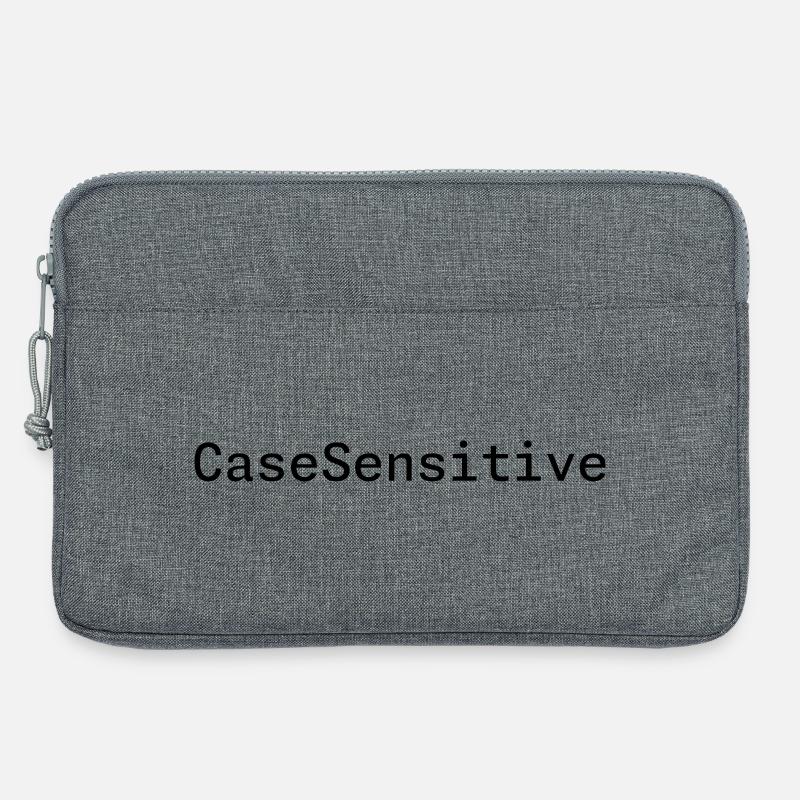 CaseSensitive Developer Humor - Laptop bag 13" - heather grey