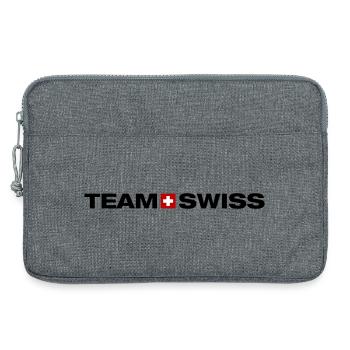 Team Switzerland - Laptop bag 13" - heather grey - Front