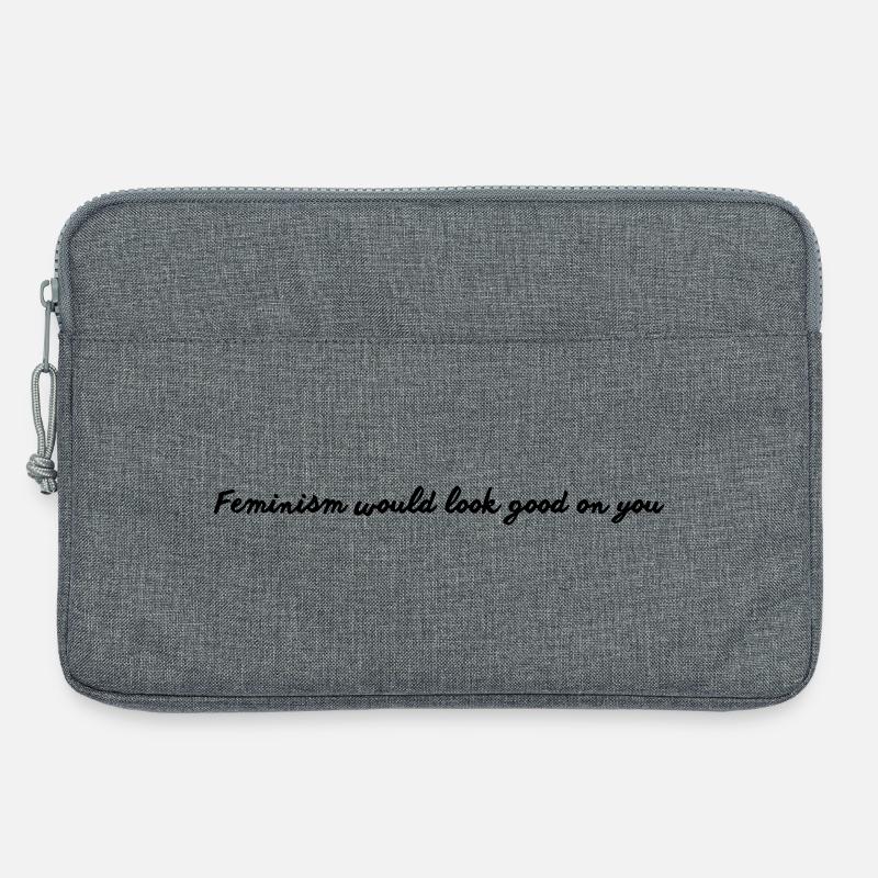 Feminismus würde dir gut stehen - Laptoptasche 13" - Grau meliert